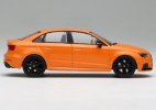 Orange / Green 1:43 Scale Diecast Audi RS 3 Limousine Model