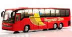 Diecast Red / White / Blue Kids Airport Express Tour Bus Toy