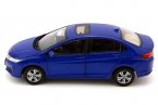 White / Blue 1:18 Scale Diecast 2015 Honda CITY Model