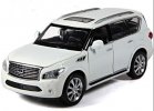 Kids White / Red / Blue 1:32 Scale Diecast Infiniti QX56 Toy