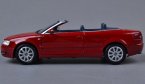 Red 1:18 Scale MotorMax Diecast Audi A4 Cabriolet Model