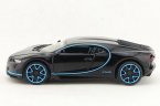 Kids Black 1:32 Scale Diecast Bugatti Chiron Toy