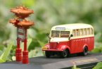 Red-Yellow 1:64 Scale Die-Cast BeiJing City Bus Model