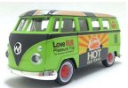 Kids Green / Blue / Pink Diecast 1962 VW T1 Bus Toy