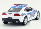 Black / Silver Kids 1:38 Police Diecast Chevrolet Camaro Toy