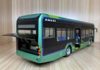 Green 1:42 Scale Diecast Ankai E9 Pure Electric City Bus Model