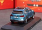 1:43 Scale Blue Diecast 2019 VW Tharu SUV Model