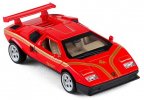 1:32 Scale Red / White / Black Diecast Lamborghini Countach Toy