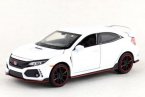 Kids Black / White / Red / Blue Diecast Honda Civic Type R Toy