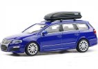 1:64 Scale Blue Diecast VW Passat Variant R36 Model