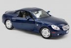 Silver / Deep Blue 1:18 Scale Bburago Diecast Lexus SC430 Model