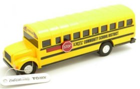 Yellow Kids Mini Scale Die-Cast School Bus Toy