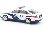 White 1:64 Scale Police Diecast Audi A6 C5 Car Model