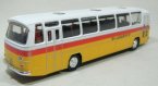 Yellow-White Plastic SCHUCO Mercedes-Benz Singledecker Bus Model