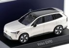 White / Silver 1:43 Scale NOREV Diecast 2025 Volvo EX90 Model