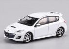 1:64 Scale Black / Red/ Yellow /White Diecast Mazda 3 MPS Model