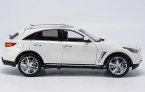 Black / White 1:18 Scale Diecast Infiniti QX70 SUV Model