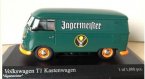 Minichamps 1:43 Diecast Dark Blue VW Bus T1 Jagermeister 1963