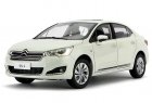 White 1:18 Scale Diecast Citroen C4L Model