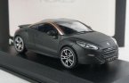 Black 1:43 Scale NOREV Diecast Peugeot RCZ R Concept Model