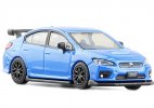 Blue / White / Yellow Diecast 2016 Subaru Impreza WRX STI Toy