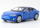 1:32 Kids Red / Blue / Black / White Diecast Tesla Model S Toy