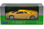 White / Yellow 1:24 Welly Diecast Lamborghini Diablo Model