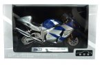 1:12 Scale Silver / Red / Blue Suzuki GSX 1300R Motor Model