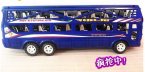 Large Scale Kids Red / Blue Double Decker City Bus Toy