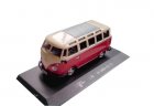 1:43 Scale White-red Highspeed VW SAMBA BUS T1 Model