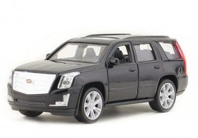 Kids Welly Black 1:36 Scale Diecast 2017 Cadillac Escalade Toy