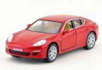 Silver / Blue / Red 1:40 Diecast Porsche Panamera S Toy