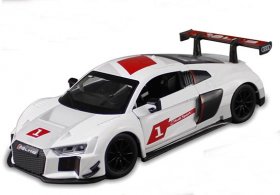 1:24 Scale White Diecast Audi R8 LMS Car Model