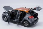 1:18 Scale Gray Diecast 2017 Nissan Kicks Model