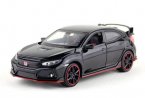 Kids Black / White / Red / Blue Diecast Honda Civic Type R Toy