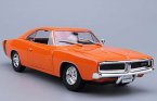 Orange / Black 1:18 Maisto Diecast 1969 Dodge Charger Model