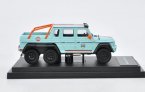 1:64 Scale Gulf Blue Diecast Mercedes Benz G63 AMG Pickup Model