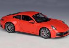 1:24 Scale Welly Diecast Porsche 911 Carrera 4S Model