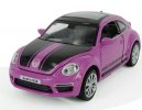 Purple / Red / Yellow 1:32 Scale Diecast VW Beetle GSR Toy