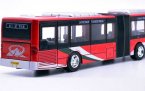 Kids Red / Green / Yellow Die-Cast BeiJing Articulated City Bus