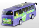 Kids White / Blue Large Scale Plastics Tour Bus Toy