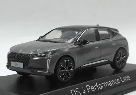 Gray 1:43 Scale NOREV Diecast 2021 DS 4 Performance Line Model
