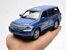 White / Black / Blue 1:32 Kids Diecast Toyota Land Cruiser Toy