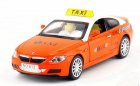 1:32 Kids Yellow/ Orange / Green Diecast BMW M6 Taxi Toy