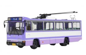 1:76 Scale SK5105GP NO.14 Diecast ShangHai Trolley Bus Model