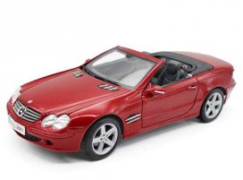 1:18 Wine Red Maisto Diecast Mercedes-Benz SL-Class Model