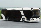 1:42 Scale White-Black Diecast AL Panda City Bus Model