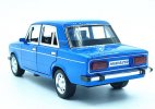 1:32 Scale Kids Black / White / Blue Diecast Lada Car Toy