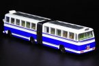 Blue 1:76 Scale NO. 83 ShangHai SK661F Diecast Bus Model