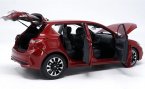 1:18 Scale Wine Red Diecast Nissan Tiida Model